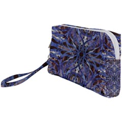 Denim Blend Repeats I Wristlet Pouch Bag (small)