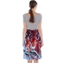 Abstract Art Texture Bubbles Midi Beach Skirt View2