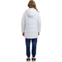 Mandala Art T- Shirt Mandala Magic Circle 013 T- Shirt Kid s Hooded Longline Puffer Jacket View4