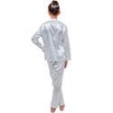 Mandala Art T- Shirtmandala Magic Circle Ideas 023 T- Shirt Kid s Satin Long Sleeve Pajamas Set View2