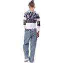 Mandala T- Shirt Mandala The Sunrise Series 001 T- Shirt Kids  Cuff Sleeve Top View2