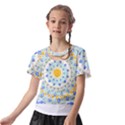 Mandala T- Shirt Ornate Mandala T- Shirt Kids  Front Cut Tee View2