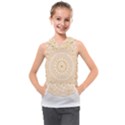 Mandala T- Shirtmandala Flower T- Shirt Kids  Sleeveless Hoodie View1