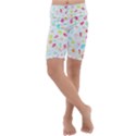 Mircobes T- Shirt Microbial Pattern T- Shirt Kids  Lightweight Velour Cropped Yoga Leggings View1