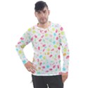 Mircobes T- Shirt Microbial Pattern T- Shirt Men s Pique Long Sleeve Tee View1
