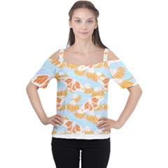 Monarch Butterflies T- Shirt Monarch Butterfly On Yellow Coneflowers T- Shirt Cutout Shoulder Tee