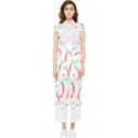 Pattern T- Shirtthe Watercolor Jungle Pattern 2 T- Shirt Women s Frill Top Chiffon Jumpsuit View1