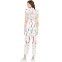 Pattern T- Shirtthe Watercolor Jungle Pattern 2 T- Shirt Women s Frill Top Chiffon Jumpsuit View2