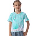 Pop Art T- Shirt Cool Color Wheel T- Shirt Kids  Cuff Sleeve Scrunch Bottom Tee View1