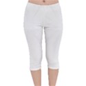 Sacred Geometry T- Shirt Spatial Sacred Mesh Vector Illustration Velvet Capri Leggings  View1