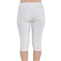 Sacred Geometry T- Shirt Spatial Sacred Mesh Vector Illustration Velvet Capri Leggings  View2