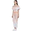 Shells T- Shirtshell T- Shirt (1) Off Shoulder Ruffle Top Jumpsuit View2