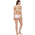 Siberian Husky T- Shirtsiberian Husky Dog Pattern With Tree T- Shirt Banded Triangle Bikini Set View4