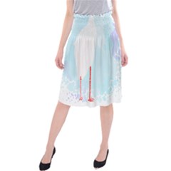 Stork Design T- Shirtstork T- Shirt Midi Beach Skirt