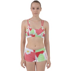 Strawberry T- Shirt Strawberries And Blossoms T- Shirt Perfect Fit Gym Set