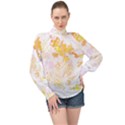 Strong T- Shirt Strong Forest Tropical T- Shirt High Neck Long Sleeve Chiffon Top View1