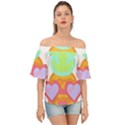 Tropical Fruit T- Shirt P I N E A P P L E A T S E A F U N N Y D E S I G N F O R W O M E N S T- Shirt Off Shoulder Short Sleeve Top View1