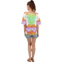 Tropical Fruit T- Shirt P I N E A P P L E A T S E A F U N N Y D E S I G N F O R W O M E N S T- Shirt Off Shoulder Short Sleeve Top View2