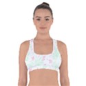 Tropical Island T- Shirt Pattern Love Collection Cross Back Sports Bra View1