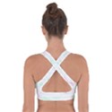 Tropical Island T- Shirt Pattern Love Collection Cross Back Sports Bra View2