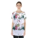 Tropical T- Shirt Tropical Charming Hissing T- Shirt Skirt Hem Sports Top View1