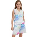 Tropical T- Shirt Tropical Fashion Deforest T- Shirt Kids  Basketball Mesh Set View3