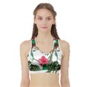 Tropical T- Shirt Tropical Graceful Anomaliflor T- Shirt Sports Bra with Border View1