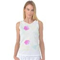 Tropical T- Shirt Tropical Graceful Branches T- Shirt Women s Basketball Tank Top View1