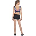 Tropical T- Shirt Tropical Graceful Flower T- Shirt V-Back Sports Bra View2