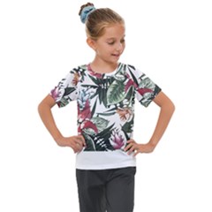 Tropical T- Shirt Tropical Handsome Sprout T- Shirt Kids  Mesh Piece Tee