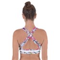 Tropical T- Shirt Tropical Sublime Floral T- Shirt Cross Back Sports Bra View2