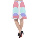 Very Peri T- Shirt Large Very Peri Pattern T- Shirt Fishtail Chiffon Skirt View2