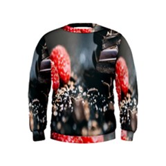 Chocolate Dark Kids  Sweatshirt