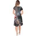 Chocolate dark Classic Short Sleeve Dress View4