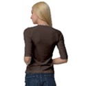 Mahogany Muse Quarter Sleeve Raglan Tee View2