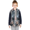 chocolate dark Kids  Hooded Puffer Vest View1