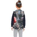 chocolate dark Kids  Hooded Puffer Vest View2