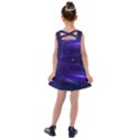 Abstract Colorful Pattern Design Kids  Cross Back Dress View2