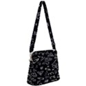 Background Graphic Abstract Pattern Zipper Messenger Bag View1