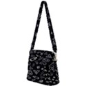 Background Graphic Abstract Pattern Zipper Messenger Bag View2