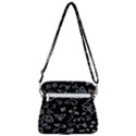 Background Graphic Abstract Pattern Zipper Messenger Bag View3