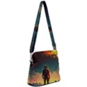 Leadership Alien Soldier Warrior Fantasy Zipper Messenger Bag View1