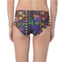 Background Graphic Mid-Waist Bikini Bottoms View2