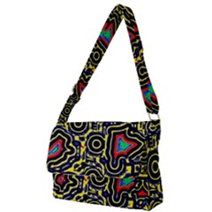 Background Graphic Art Full Print Messenger Bag (s)