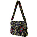Background Graphic Art Full Print Messenger Bag (S) View2