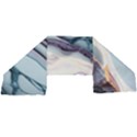 Marble Abstract White Pink Dark Art Lightweight Scarf  View2