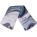 Marble Abstract White Pink Dark Art Lightweight Scarf  View3