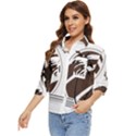 Palm Tree Design-01 (1) Women s Quarter Sleeve Pocket Shirt View3