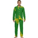 Background Pattern Texture Design Men s Long Sleeve Velvet Pocket Pajamas Set View1