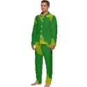 Background Pattern Texture Design Men s Long Sleeve Velvet Pocket Pajamas Set View3